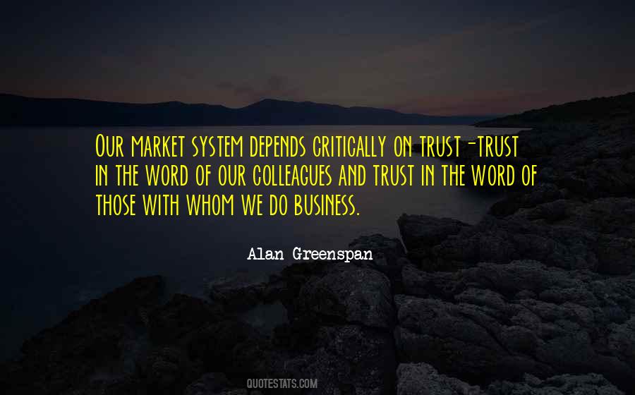 Quotes About Business And Trust #1076777