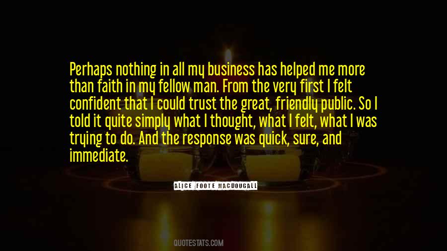 Quotes About Business And Trust #1762059