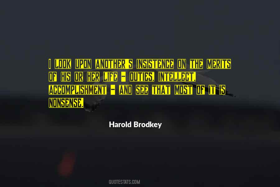 Harold Brodkey Quotes #1465024