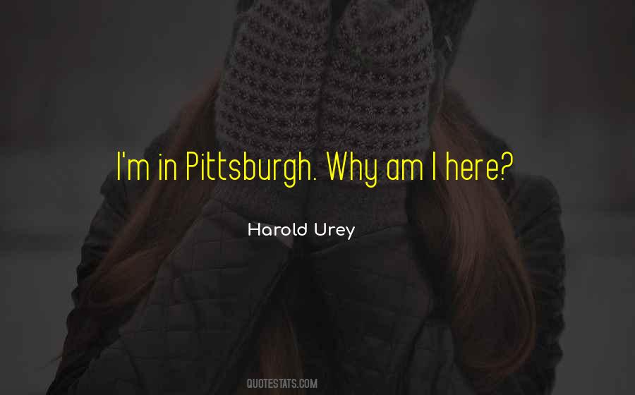 Harold Urey Quotes #185406