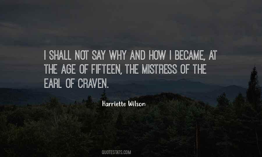 Harriette Wilson Quotes #1132378