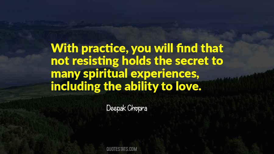 Quotes About Spiritual Experiences #128643