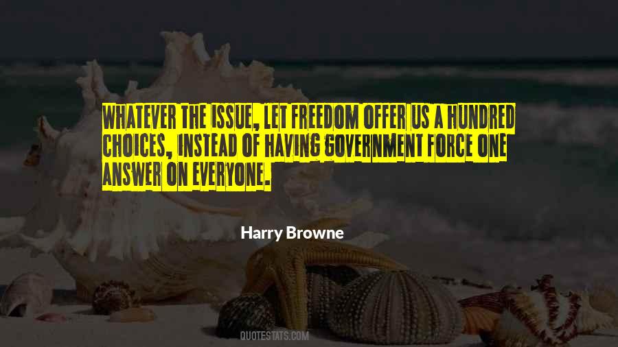 Harry Browne Quotes #1647578