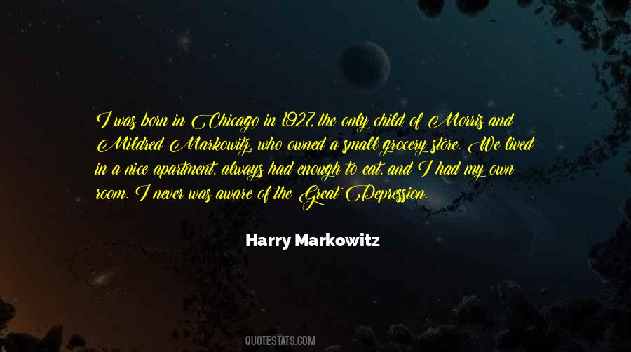 Harry Markowitz Quotes #1191755