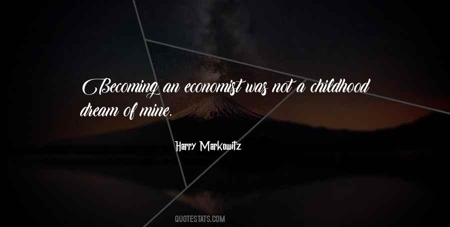 Harry Markowitz Quotes #819338