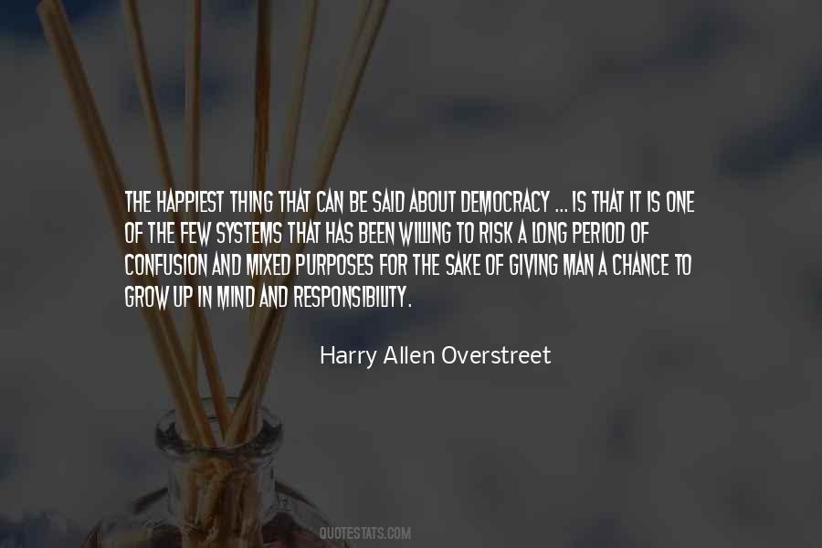 Harry Overstreet Quotes #38358