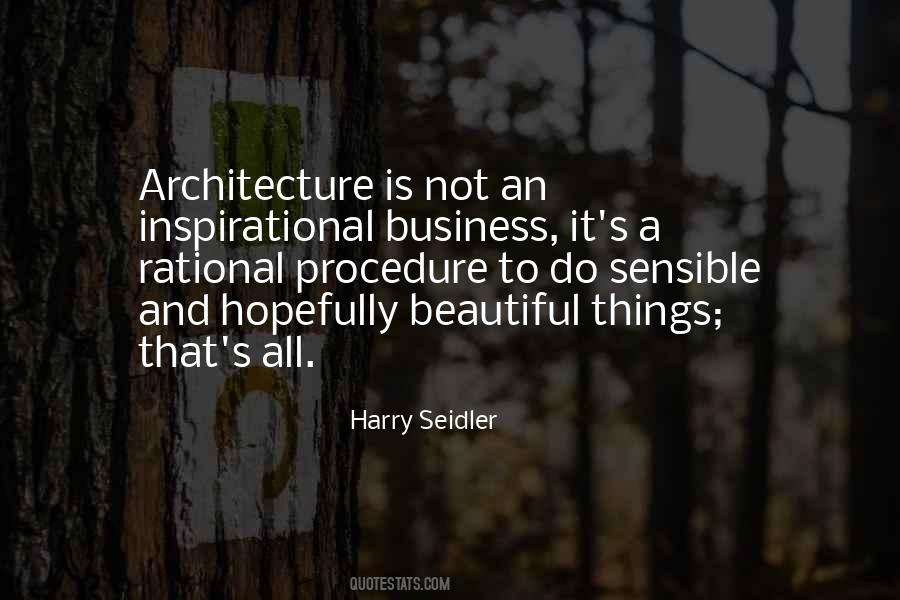 Harry Seidler Quotes #91765