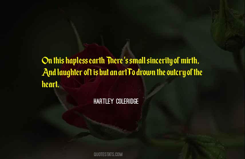 Hartley Coleridge Quotes #781105