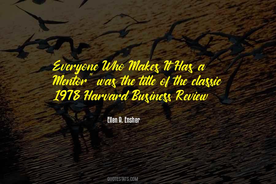 Harvard Business Review Quotes #700757