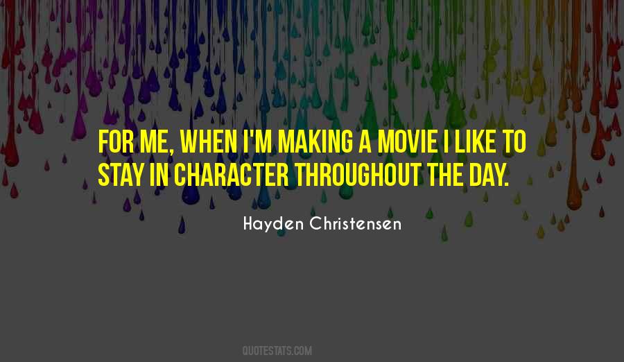 Hayden Christensen Quotes #1565450