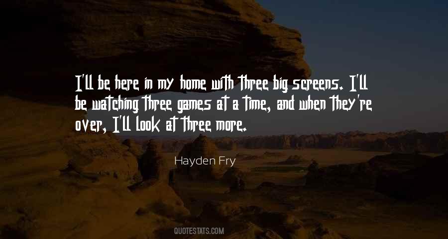 Hayden Fry Quotes #1414552