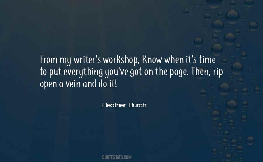 Heather Burch Quotes #353709