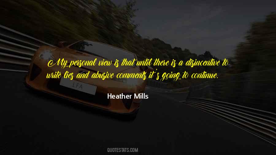 Heather Mills Quotes #1231848