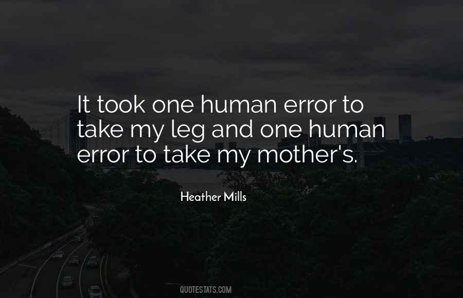 Heather Mills Quotes #93887