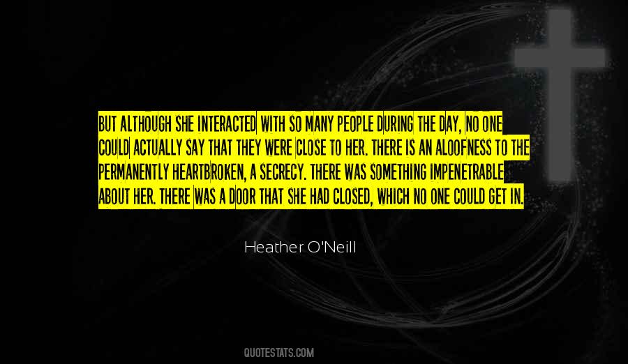 Heather O'neill Quotes #1409458