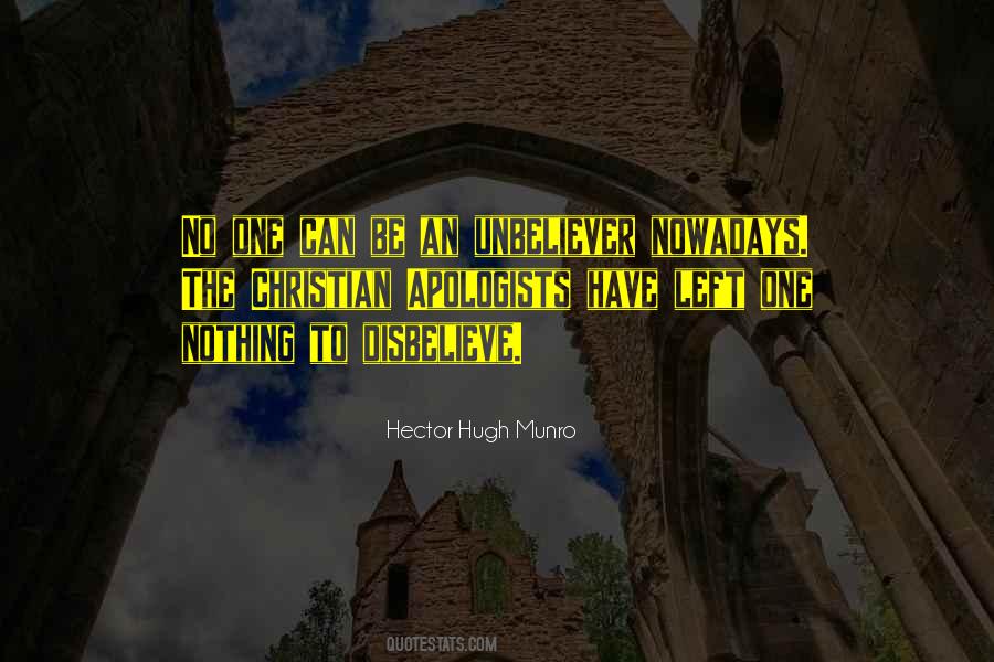 Hector Hugh Munro Quotes #1694722