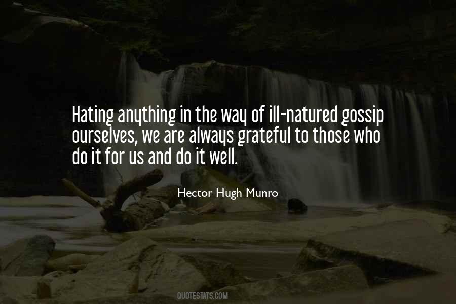 Hector Hugh Munro Quotes #48217