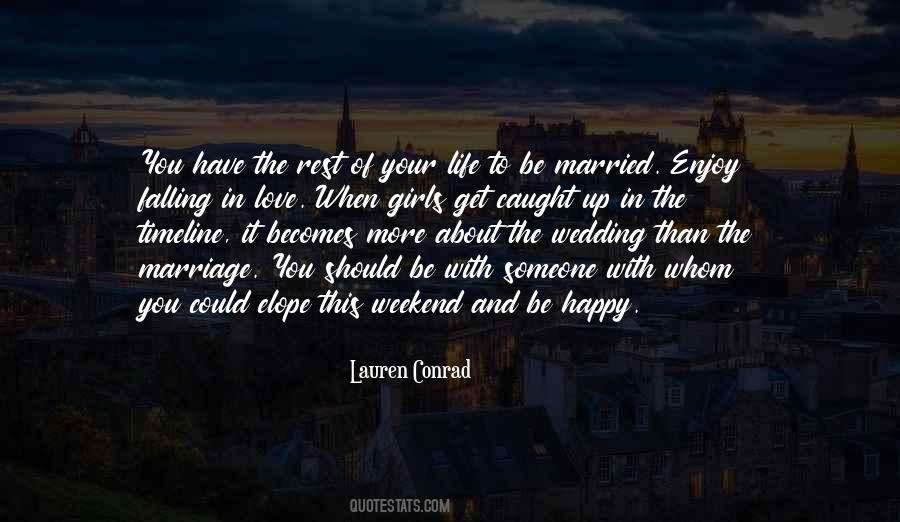 Quotes About A Happy Married Life #1842326