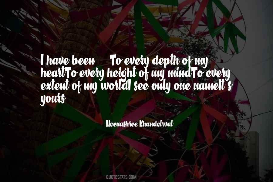 Heenashree Khandelwal Quotes #1636344