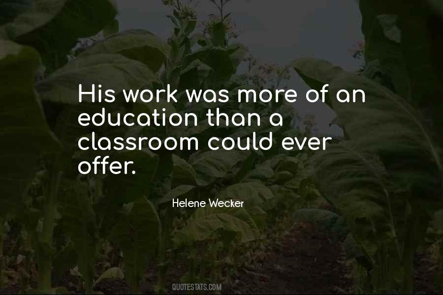 Helene Wecker Quotes #1114366