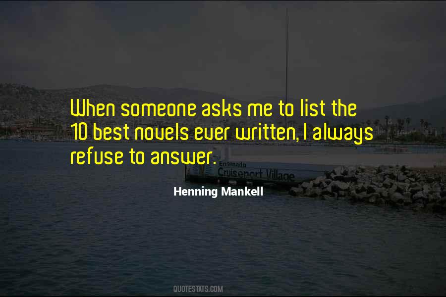 Henning Mankell Quotes #800223