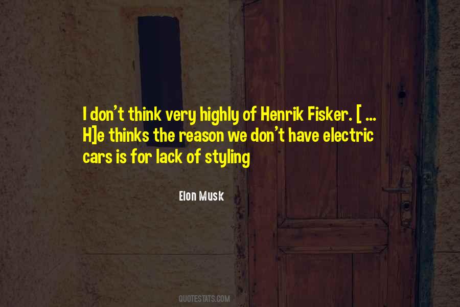 Henrik Fisker Quotes #236155
