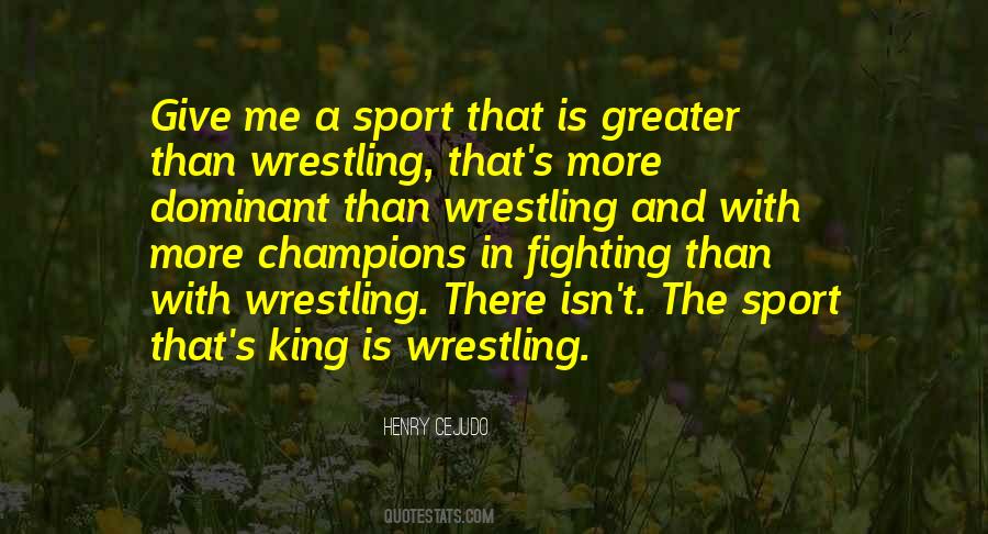 Henry Cejudo Quotes #315504