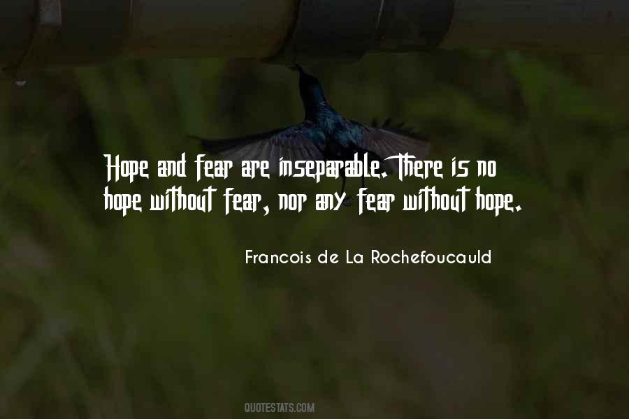Quotes About Hope And Fear #1790643