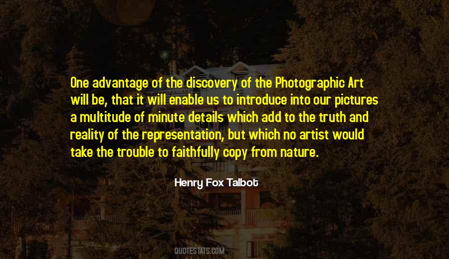 Henry Fox Talbot Quotes #442471