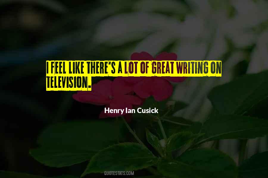 Henry Ian Cusick Quotes #1114722