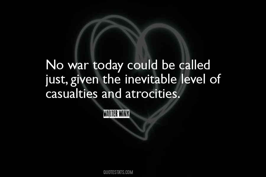 Quotes About Inevitable War #1554618