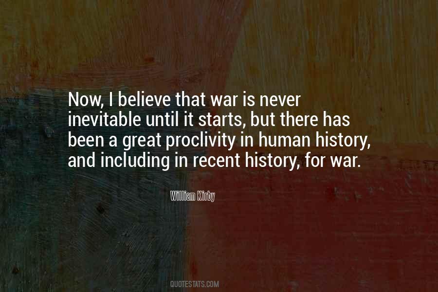 Quotes About Inevitable War #1819626