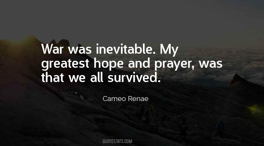 Quotes About Inevitable War #201568