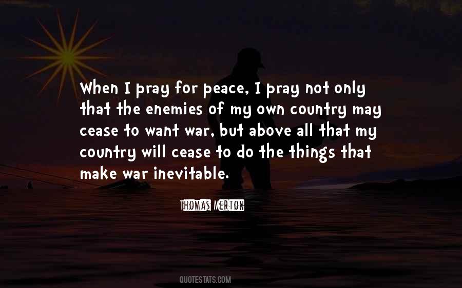 Quotes About Inevitable War #653042