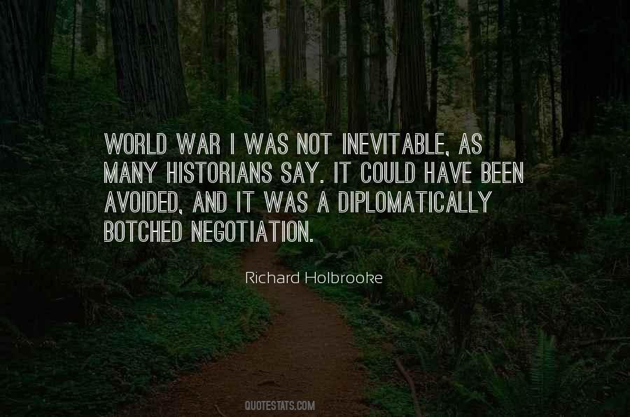 Quotes About Inevitable War #979650