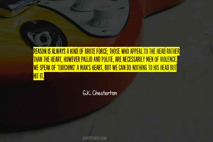 Quotes About The Head And The Heart #37790