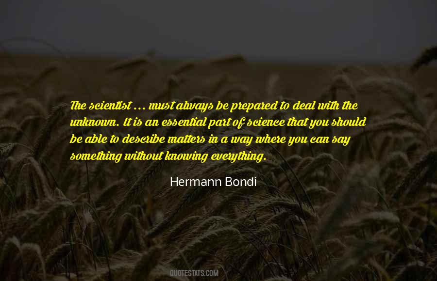 Hermann Bondi Quotes #193135