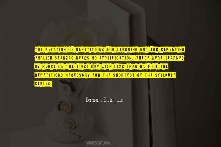 Hermann Ebbinghaus Quotes #892334