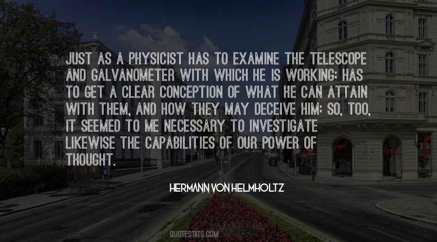 Hermann Von Helmholtz Quotes #1248872