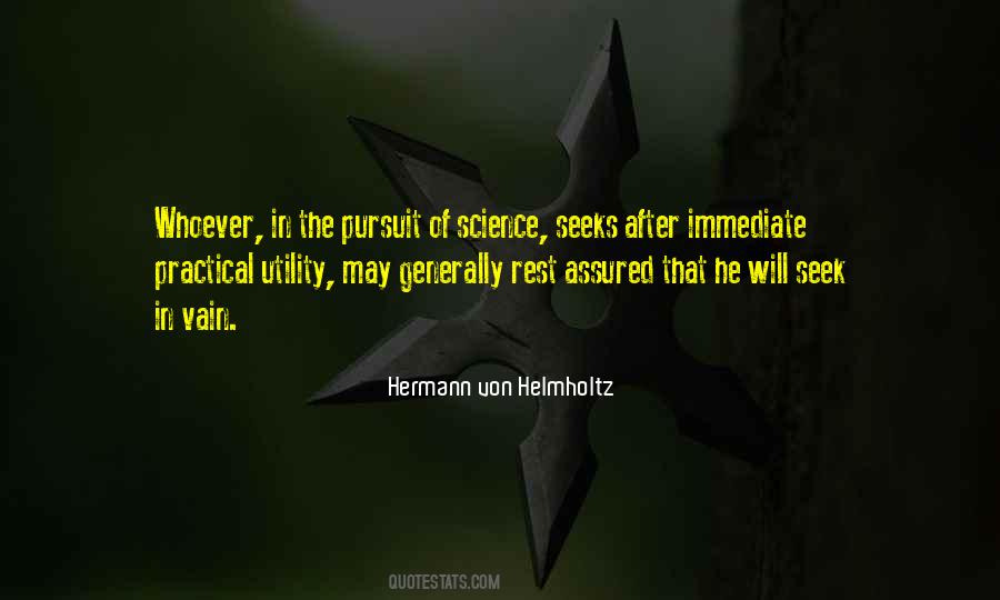 Hermann Von Helmholtz Quotes #1340293