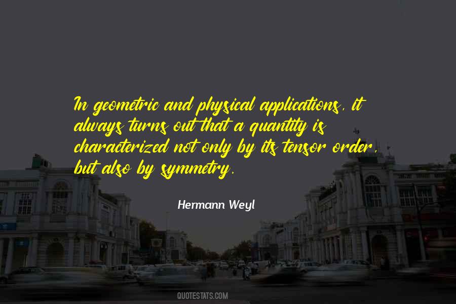 Hermann Weyl Quotes #76826