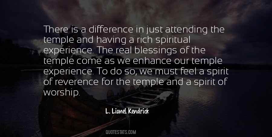 Quotes About Spiritual Blessings #1459115