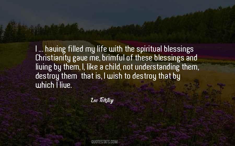Quotes About Spiritual Blessings #959581