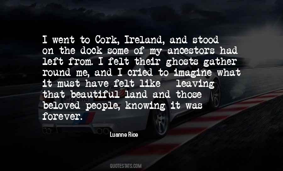 Quotes About Leaving Ireland #1745720