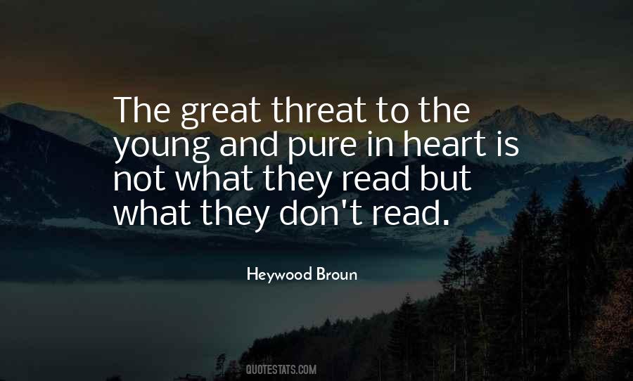 Heywood Broun Quotes #1349225