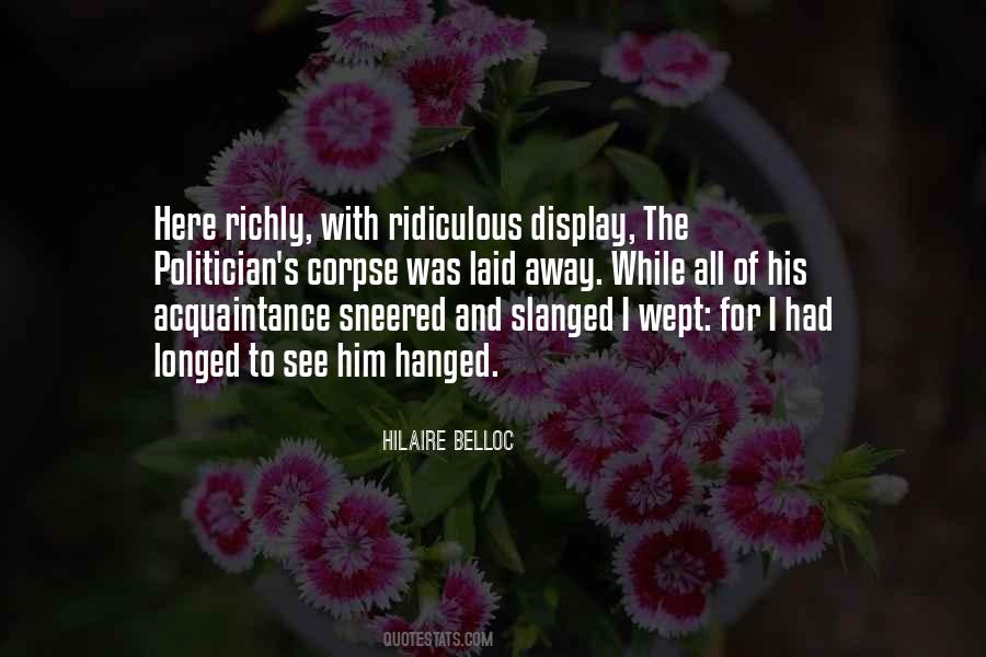 Hilaire Belloc Quotes #282121