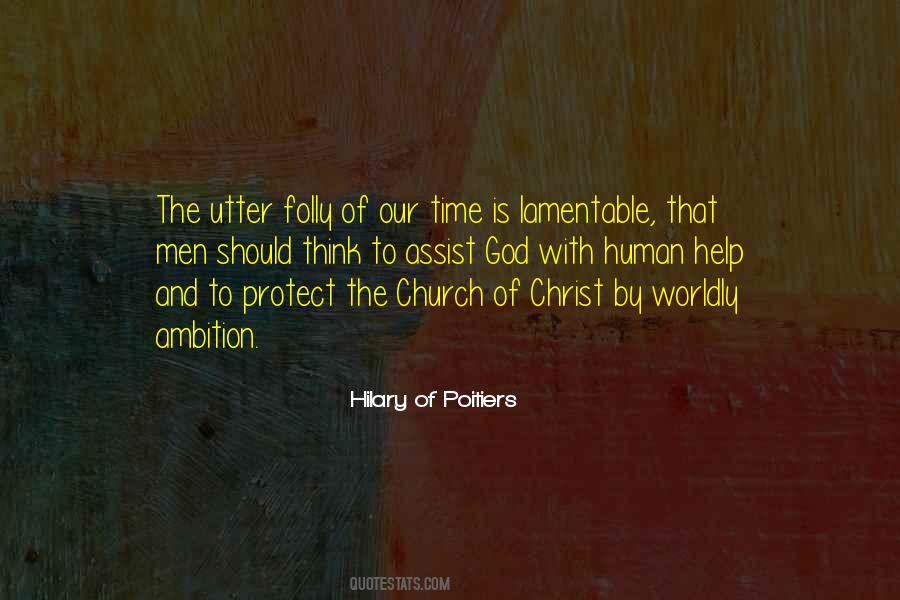 Hilary Of Poitiers Quotes #674457