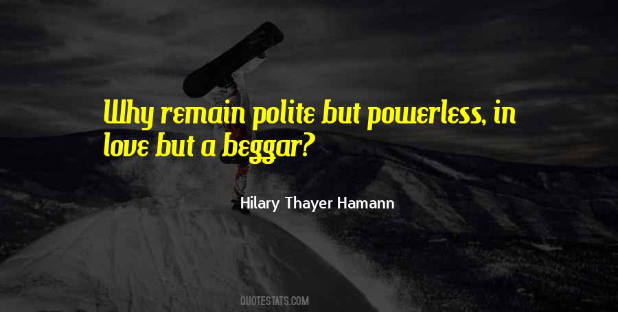 Hilary Thayer Hamann Quotes #321661