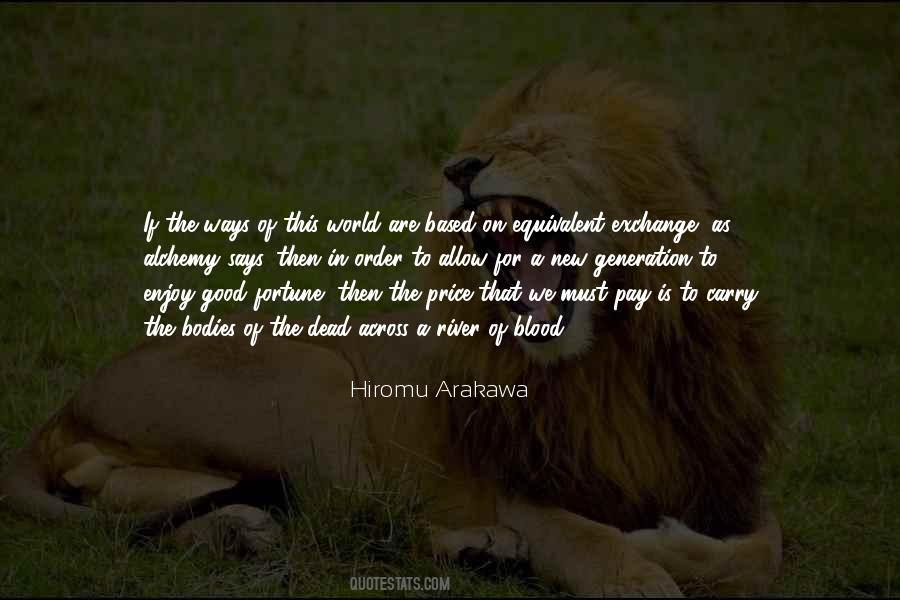 Hiromu Arakawa Quotes #1480048