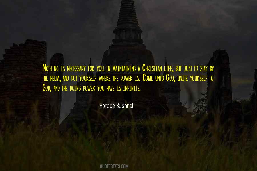 Horace Bushnell Quotes #1009731